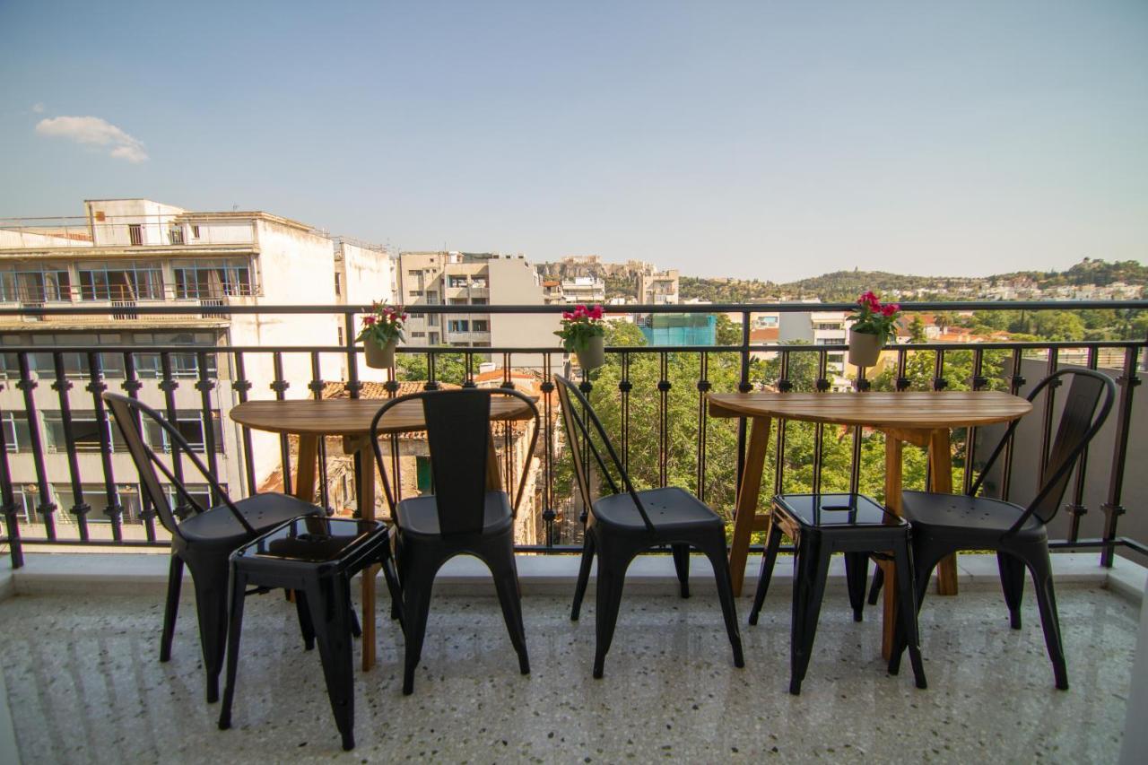 Stunning Acropolis View - 500M Metro - At Historical Center Apartment เอเธนส์ ภายนอก รูปภาพ