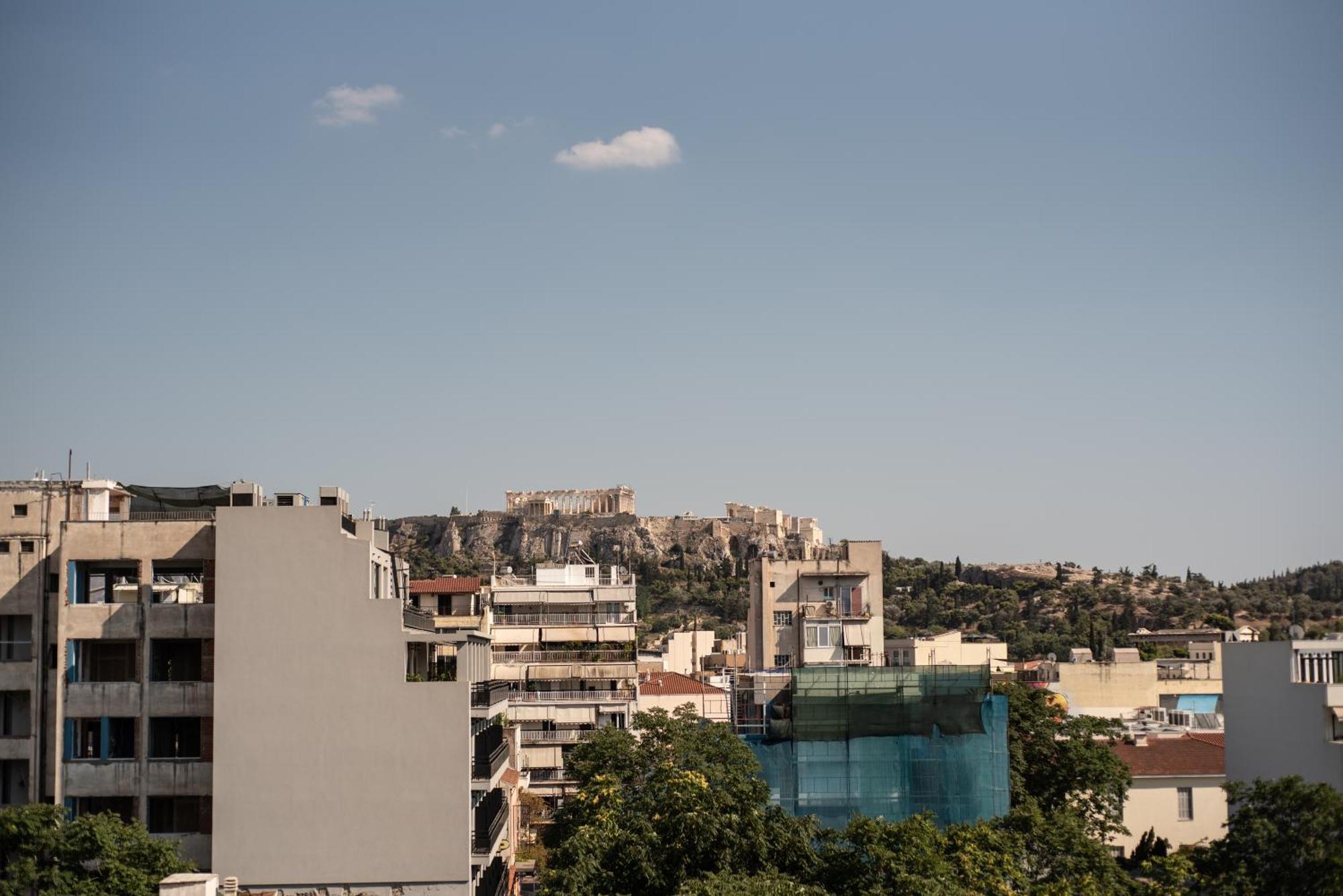 Stunning Acropolis View - 500M Metro - At Historical Center Apartment เอเธนส์ ภายนอก รูปภาพ