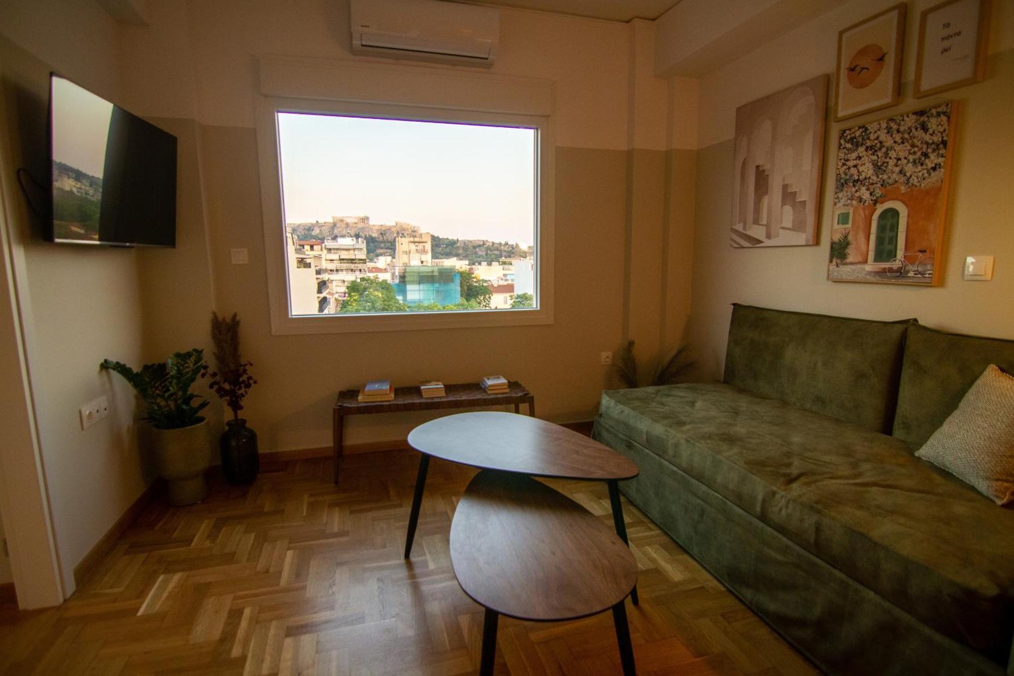 Stunning Acropolis View - 500M Metro - At Historical Center Apartment เอเธนส์ ภายนอก รูปภาพ