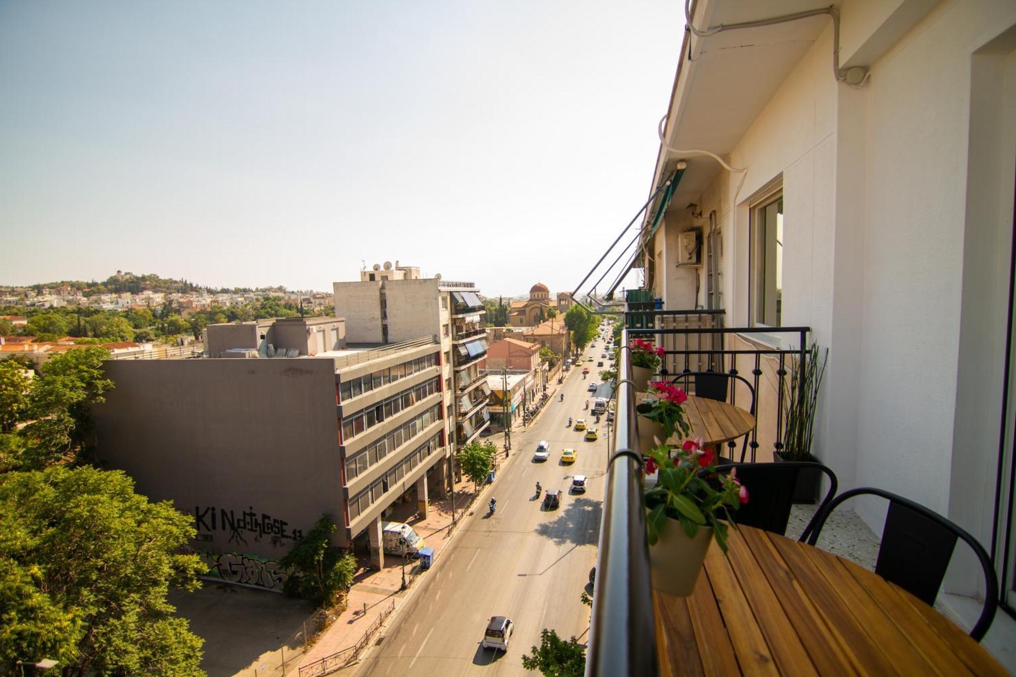 Stunning Acropolis View - 500M Metro - At Historical Center Apartment เอเธนส์ ภายนอก รูปภาพ