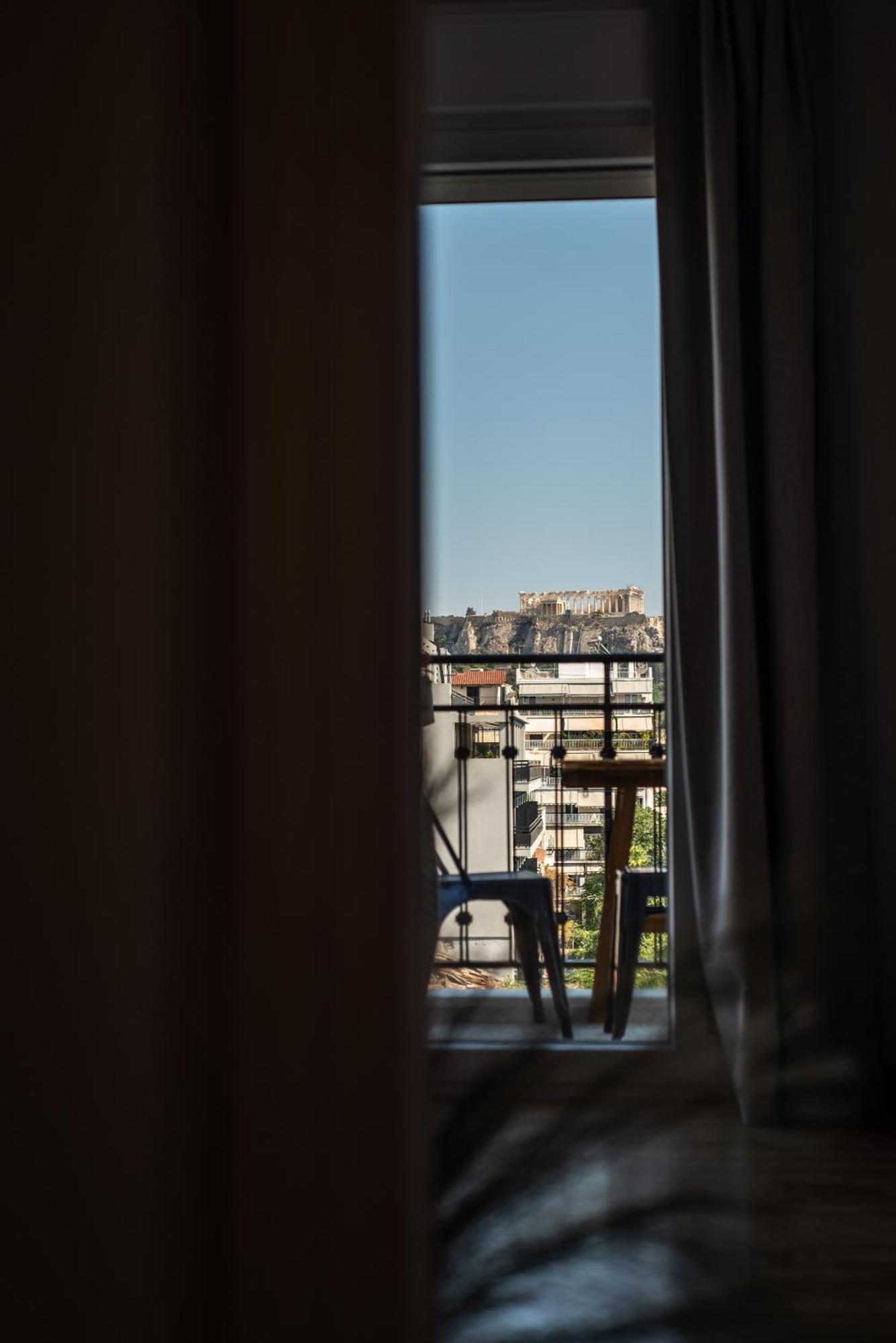 Stunning Acropolis View - 500M Metro - At Historical Center Apartment เอเธนส์ ภายนอก รูปภาพ