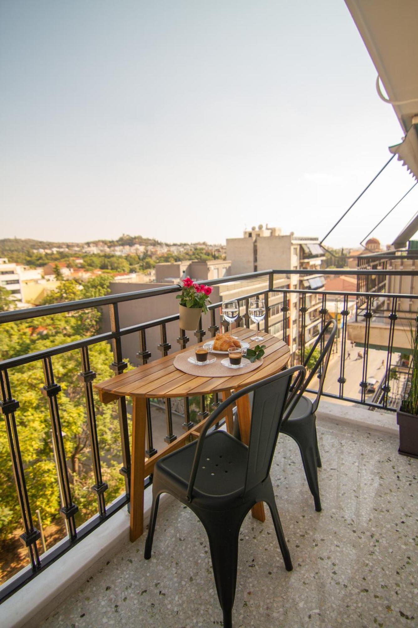 Stunning Acropolis View - 500M Metro - At Historical Center Apartment เอเธนส์ ภายนอก รูปภาพ